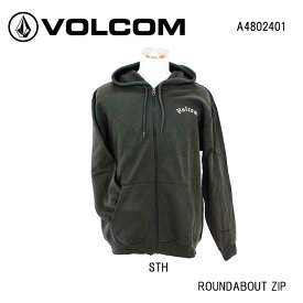 【ポイント10倍！お買い物マラソン11/4 20:00～11/11 1:59迄】パーカー フーディ ボルコム ヴォルコム VOLCOM ROUNDABOUT ラウンドボート ZIP A4802401 STH 日本正規品 ドクロ スカル