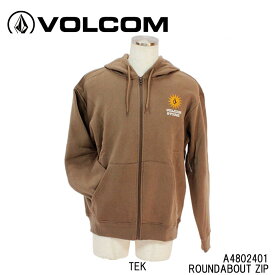 【ポイント10倍！お買い物マラソン11/4 20:00～11/11 1:59迄】パーカー フーディ ボルコム ヴォルコム VOLCOM ROUNDABOUT ラウンドボート ZIP A4802401 TEK 日本正規品