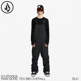 【ポイント10倍！お買い物マラソン11/4 20:00～11/11 1:59迄】予約 スノーウェア パンツ ビブ ボルコム VOLCOM RAIN GORE-TEX BIB OVERALL レイン ゴアテックス ビブ 日本正規品 25-26 スキー スノーボード