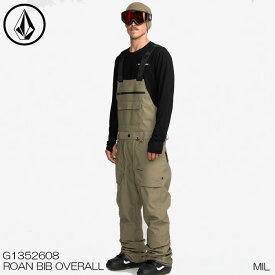 【ポイント10倍！お買い物マラソン11/4 20:00～11/11 1:59迄】予約 スノーウェア パンツ ビブ ボルコム VOLCOM ROAN BIB OVERALL ローン ビブ オーバーオール 日本正規品 25-26 スキー スノーボード