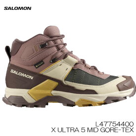 【エントリーでP10倍!!お買い物マラソン7/19 20時～】ハイキングブーツ SALOMON サロモン X ULTRA 5 MID GORE-TEX W エックス ウルトラ トレッキング レディース 女性用 日本正規品 L47754400