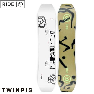 スノーボード 板 ライド ツインピグ 23-24 RIDE TWINPIG ツインチップ オールラウンド パーク フリースタイル 2024 日本正規品