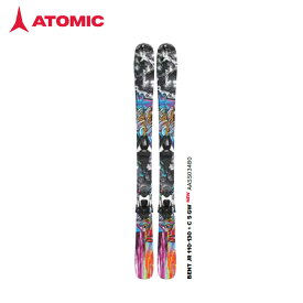 【早期予約特典付】スキーセット 板＋ビンディング 24-25 キッズ ジュニア ATOMIC BENT JR 110-130 + C 5 GW 日本正規品