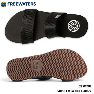 �y4���̓|�C���g10�{���v�G���g���[�z�t���b�g�T���_�� Freewaters �t���[�E�H�[�^�[�X SUPREEM LA JOLLA -Black �V���v���[�����W���� ���f�B�[�X �����p �������p �r�[�` �C �C���� �v�[��