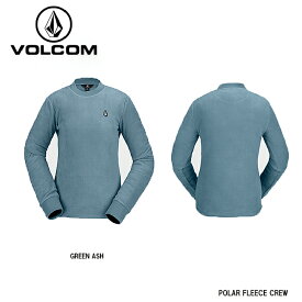 【即出荷】スノーボード ウェア フリース レディース 22-23 VOLCOM ボルコム POLAR FLEECE CREW ポーラーフリースクルー GAH H4652300 日本正規品