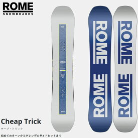 【ポイント10倍！イーグルス感謝祭～11/16迄】スノーボード 板 24-25 ローム チープ・トリック ROME Cheap Trick 150/153cm トゥルーツイン メンズ 日本正規品