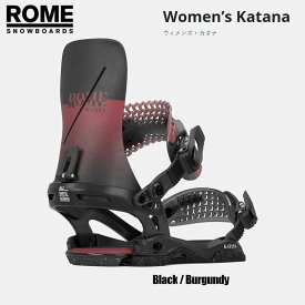 【1月はポイント10倍※要エントリー】24-25 ROME Women’s Katana ローム ウィメンズ・カタナ レディース スノーボード ビンディング スノボ バイン バインディング パーク カービング 日本正規品