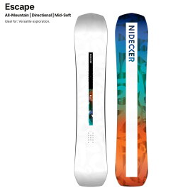 【ポイント10倍！イーグルス感謝祭～11/16迄】予約 25-26 ナイデッカー エスケープ スノーボード 板 NIDECKER Escape メンズ スノボ 2026 日本正規品