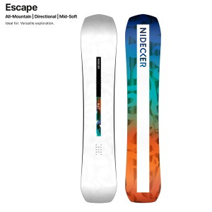 �y�y�V�X�[�p�[SALE���|�C���g10�{���v�G���g���[�z25-26 �i�C�f�b�J�[ �G�X�P�[�v �X�m�[�{�[�h �� NIDECKER Escape �����Y �X�m�{ 2026 ���{���K�i