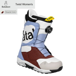 【ポイント10倍※お買い物マラソン〜10/27 9:59迄】予約 25-26 バタレオン ツイスト スノーボード ブーツ BATALEON TWIST Women's BURGUNDY CREAM レディース スノボ フリースタイル 2026 日本正規品