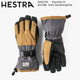 【ポイント10倍！お買い物マラソン11/4 20:00～11/11 1:59迄】予約 ヘストラ メンズ グローブ 25-26 HESTRA GAUNTLET SR Dark Sand スキー スノーボード 手袋 五本指 男性用 日本正規品