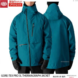【エントリーでP10倍!!お買い物マラソン7/19 20時～】訳あり アウトレット Lサイズのみ スノーボード ウェア ジャケット 24-25 686 GORE-TEX PRO 3L THERMAGRAPH JACKET ゴアテックス プロ サーマグラフ ロクハチ
