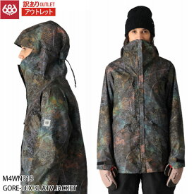 【エントリーでP10倍!!お買い物マラソン7/19 20時～】訳あり アウトレット Sサイズのみ スノーボード ウェア ジャケット レディース 24-25 686 GORE-TEX 3L ATV JACKET ゴアテックス ロクハチ