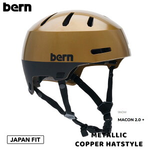 �y4���̓|�C���g10�{���v�G���g���[�z�w�����b�g �����Y �o�[�� 24-25 bern MACON 2.0 + ���[�R�� �v���X �����ĂȂ� JAPAN FIT METALLIC COPPER ���{���K�i