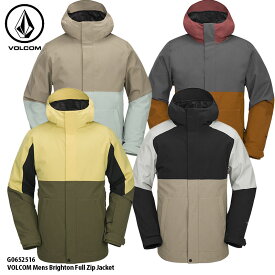 【2月はポイント10倍※要エントリー】24-25 VOLCOM ボルコム Brighton Full Zip Jacket ブライトン フルジップ スノーボードウェア ジャケット 日本正規品
