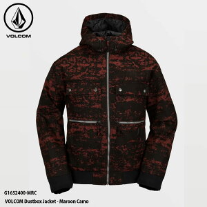 y|Cg10{IubNtCf[zMTCŶ ~fBAWPbg Y {R 24-25 VOLCOM Dustbox Jacket - Maroon Camo _Xg{bNX {Ki XL[ Xm[{[h