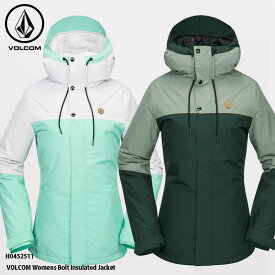 【2月はポイント10倍※要エントリー】ボルコム レディース ジャケット 24-25 VOLCOM Bolt Insulated Jacket ボルトインサレーション ジャケット スキー スノーボード ウェア 日本正規品