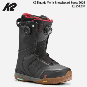 【ポイント10倍※お買い物マラソン〜10/27 9:59迄】27.5cmのみ 即納 ケーツー スノーボードブーツ 25-26 K2 Thraxis Men's Snowboard Boots 2026 スラクシス フリーライド 日本正規品