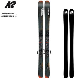 【1月はポイント10倍※要エントリー】スキーセット ケーツー マインドベンダー 24-25 K2 MINDBENDER 90C QUIKCLIK SQUIRE 10 スキー板 ビンディング セット オールマウンテン