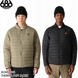 【エントリーでP10倍!!お買い物マラソン7/19 20時～】中綿ダウン ジャケット ロクハチ 24-25 686 THERMAL PUFF JACKET サーマル パフ インナーダウン ミドルレイヤー 日本正規品