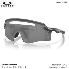 【P5倍お買い物マラソン 7/4 20時～】サングラス オークリー OAKLEY ENCODER SQUARED エンコーダースクエア―ド OO9412-0239 Prizm Black 日本正規品