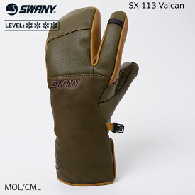 【ポイント10倍！お買い物マラソン11/4 20:00～11/11 1:59迄】予約 スワニー メンズ グローブ 25-26 SWANY Valcan ヴァルカン MOL/CML スキー スノーボード 手袋 ミット 三本指 ユニセックス 日本正規品