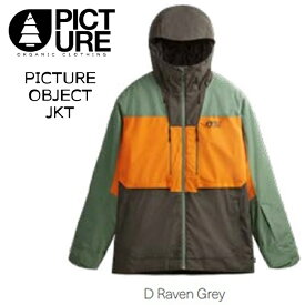 【2月はポイント10倍※要エントリー】ピクチャー ウェア ジャケット 23-24 PICTURE OBJECT オブジェクト MVT462 Raven-Grey_M スキー スノーボード ウェア ジャケット 日本正規品