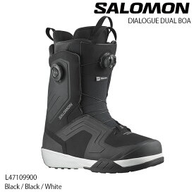 【エントリーでP10倍!!お買い物マラソン7/19 20時～】サロモン スノーボード ブーツ メンズ 24-25 SALOMON DIALOGUE DUAL BOA ダイアローグ Black 2025 日本正規品 継続