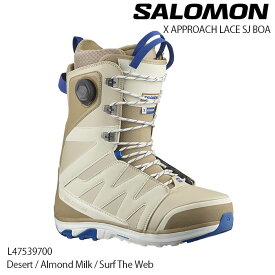 【エントリーでP10倍!!お買い物マラソン7/19 20時～】 サロモン スノーボード ブーツ ユニセックス 24-25 SALOMON X APPROACH LACE SJ BOA アプローチレース Desert 2025 日本正規品 L47539700