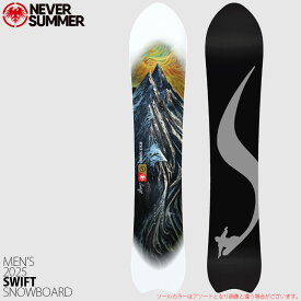 【早期予約特典付】 スノーボード 板 メンズ 24-25 ネバーサマー スウィフト スイフト NEVER SUMMER SWIFT パウダー 日本正規品