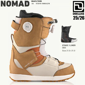 予約 25-26 ディーラックス ノマド S3 スノーボード ブーツ DEELUXE NOMAD S3 MARS TREK メンズ スノボ 熱成形 2026 日本正規品