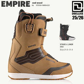 予約 25-26 ディーラックス エンパイア S4 スノーボード ブーツ DEELUXE EMPIRE S4 OUD WOOD メンズ スノボ 熱成形 2026 日本正規品