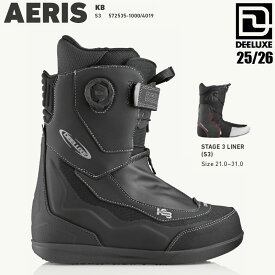 予約 25-26 ディーラックス エアリス S3 スノーボード ブーツ DEELUXE AERIS S3 KB メンズ スノボ 熱成形 2026 日本正規品