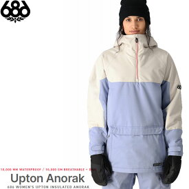 【早期予約特典付】スノーウェア レディース ジャケット 24-25 686 UPTON INSULATED ANORAK シックスエイトシックス スキー スノーボード 日本正規品