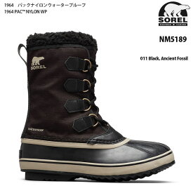【2月はポイント10倍※要エントリー】ソレル メンズ 1964 パックナイロン ウォータープルーフ SOREL 1964 PAC NYLON WP NM5189-011 Black スノーブーツ 日本正規品