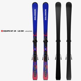 【マラソンP5倍＋最大1万円OFFクーポン】予約 26-27 サロモン スキー板 セット SALOMON EQUIPE MT JR + L6 GW 130cm/140cm キッズ ジュニア 日本正規品