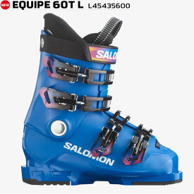 【マラソンP5倍＋最大1万円OFFクーポン】予約 26-27 サロモン スキー ブーツ SALOMON EQUIPE 60T L Race Blue/White/Equipe Red 4バックル ジュニア キッズ 日本正規品