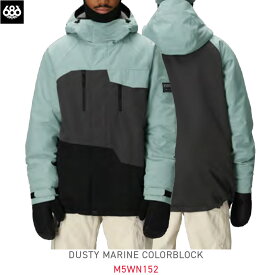 【8/12～16限定★5％OFFクーポン】Lサイズのみ スノーウェア ジャケット メンズ 25-26 686 Geo Insulated Jacket スノーボード スキー スノボ GEO INS JK DMCB