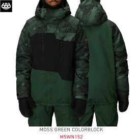 【8/12～16限定★5％OFFクーポン】Lサイズのみ スノーウェア ジャケット メンズ 25-26 686 Geo Insulated Jacket スノーボード スキー スノボ GEO INS JK MOCB