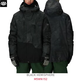【8/12～16限定★5％OFFクーポン】Lサイズのみ スノーウェア ジャケット メンズ 25-26 686 Geo Insulated Jacket スノーボード スキー スノボ GEO INS JK BLHM