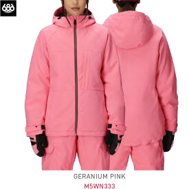 【8/12～16限定★5％OFFクーポン】Sサイズのみ スノーウェア ジャケット レディース 25-26 686 Athena Insulated Jacket スノーボード スキー スノボ W ATHENA INS JK GPNK