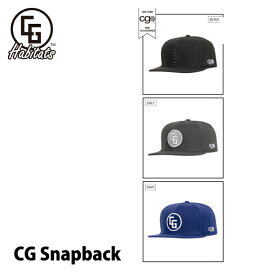 【P5倍お買い物マラソン 7/4 20時～】キャンディグラインド CG Snapback 21-22 キャップ 帽子 CG Habitats メンズ レディース 男女兼用 2022
