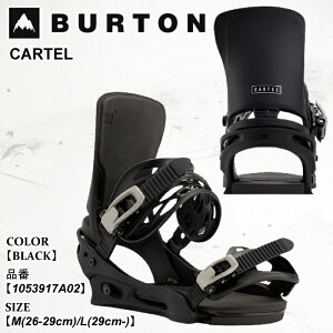 \ rfBO Xm[{[h o[g Burton CARTEL J[e 25-26 1053917A02 BLACK Y {Ki
