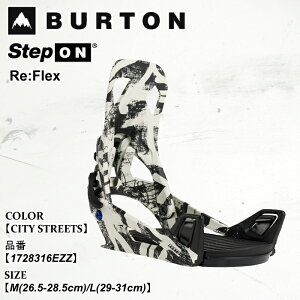y|Cg10{IubNtCf[z\ rfBO Xm[u[c o[g Burton Step On Re:Flex XebvI NbNX 25-26 1728316EZZ CITY STREETS Y {Ki