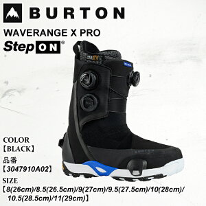 \ u[c Xm[{[h o[g Burton WAVERANGE X PRO STEP ON EFCuW GbNX v XebvI 25-26 Ch BLACK Y {Ki