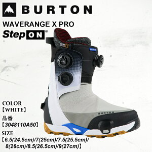 y|Cg10{10/11-13BoomӍՁz\ Xm[u[c o[g Burton WAVERANGE X PRO STEP ON EFCuW GbNX v XebvI 25-26 3048110A50 Ch fB[X {Ki