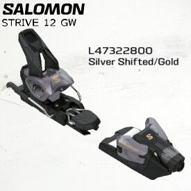 【エントリーでP10倍!!お買い物マラソン7/19 20時～】 スキービンディング サロモン ストライブ 24-25 SALOMON STRIVE 12 GW オールマウンテン メンズ レディース 日本正規品