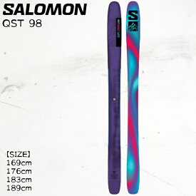 【1月はポイント10倍※要エントリー】スキー板 サロモン キューエスティ 24-25 SALOMON QST 98 フリーライド メンズ レディース L47606800 日本正規品