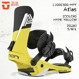 予約 25-26 ユニオン アトラス ビンディング スノーボード UNION ATLAS HYPE YELLOW ユニセックス スノボ 2026 日本正規品