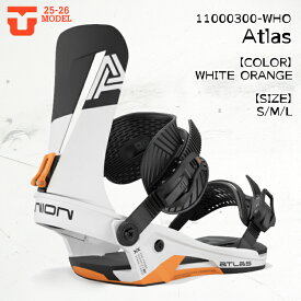 予約 25-26 ユニオン アトラス ビンディング スノーボード UNION ATLAS WHITE ORANGE ユニセックス スノボ 2026 日本正規品